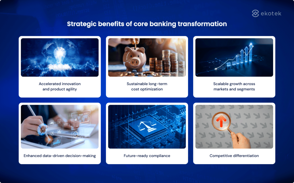 Strategic benefits of core banking transformation