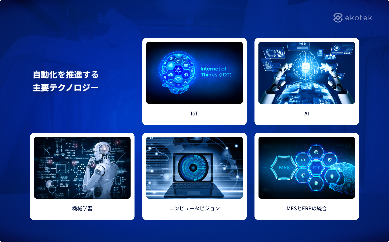 Key technologies driving automation