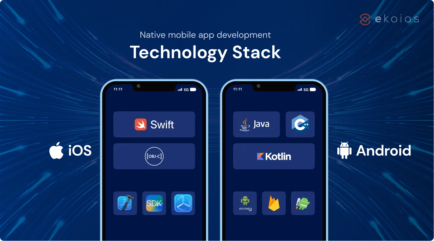 native mobile app technology stack