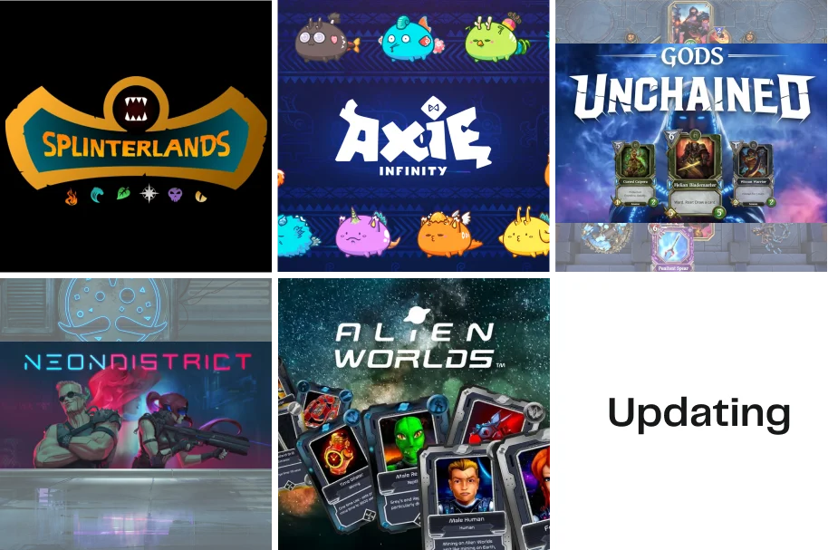 web3 games - nft games